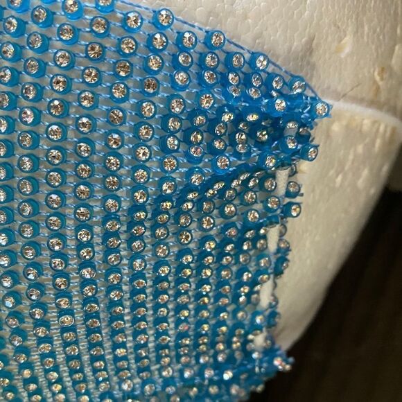 Rhinestone Netting Mask‎ Sheer Cover-Up NWT - Picture 4 of 7